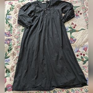 Elegant Black Long Sleeve Dress